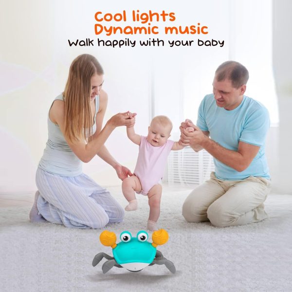 Rechargeable Crawling Crab Toy  For Babies