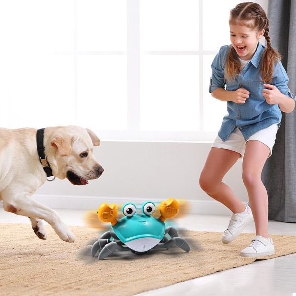 Rechargeable Crawling Crab Toy  For Babies