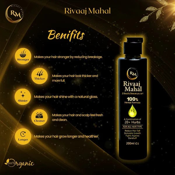 Rivaaj Hair Oil Hair Food Organic Hair Problem Solution