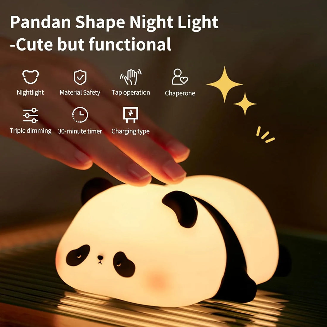 Silicone Cute Panda Lamp 🎁